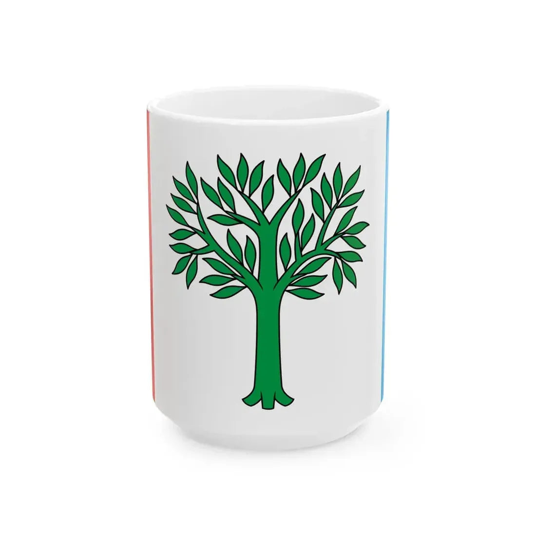 POL Braniewo flag (Poland) White Coffee Mug 15oz - Go Mug Yourself