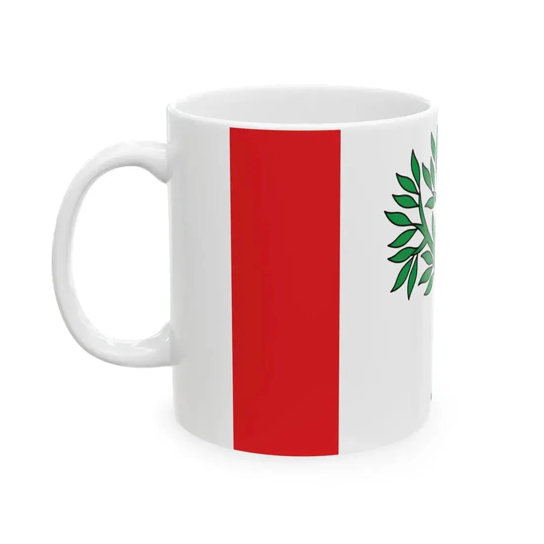 POL Braniewo flag (Poland) White Coffee Mug - Go Mug Yourself