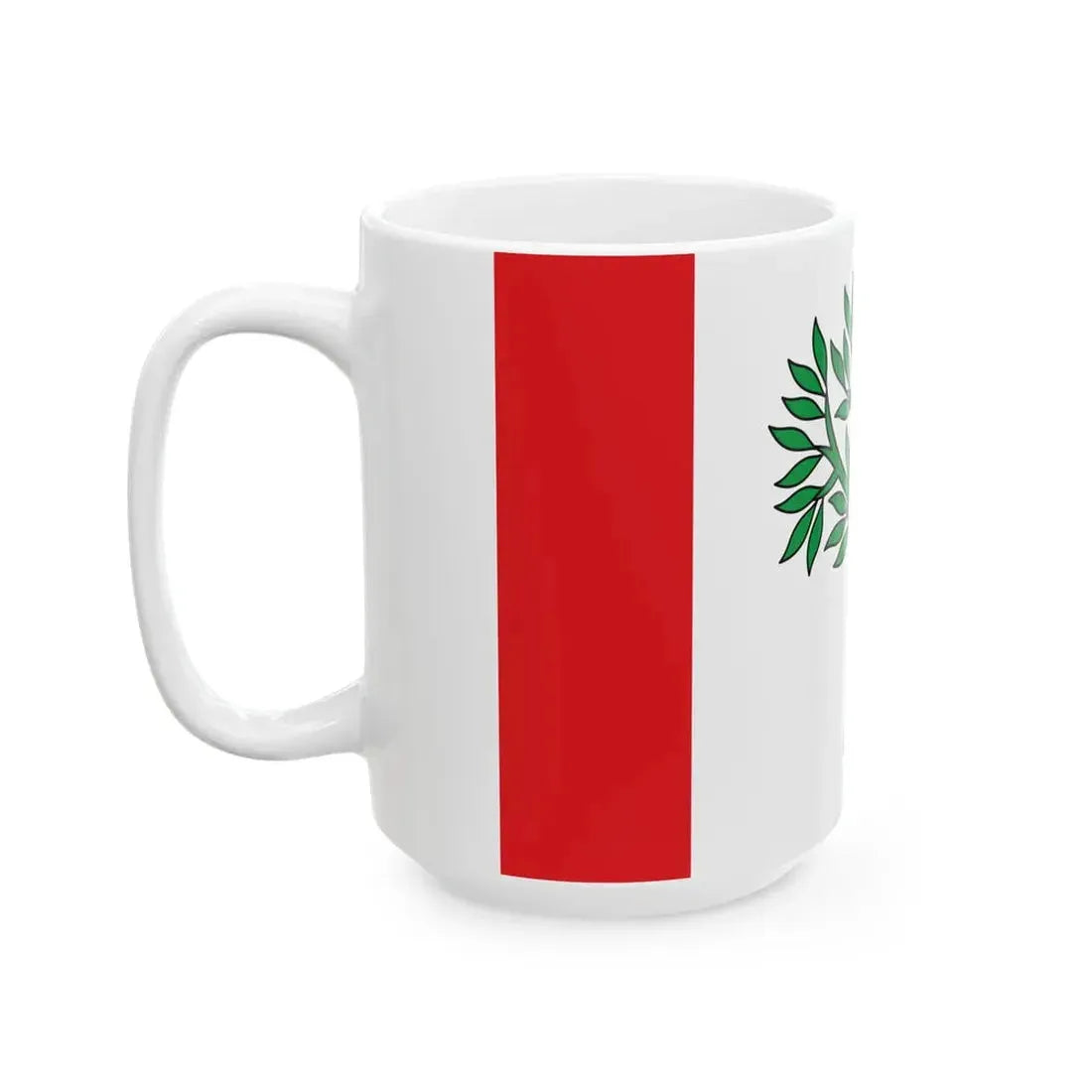 POL Braniewo flag (Poland) White Coffee Mug - Go Mug Yourself
