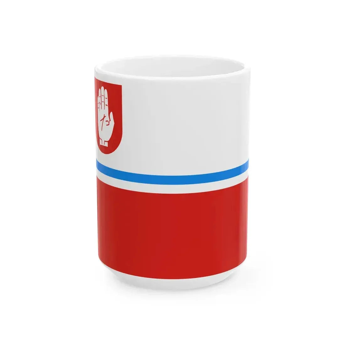 POL Brodnica flag (Poland) White Coffee Mug 15oz - Go Mug Yourself