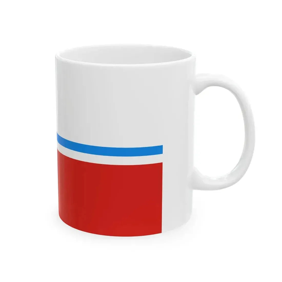 POL Brodnica flag (Poland) White Coffee Mug - Go Mug Yourself