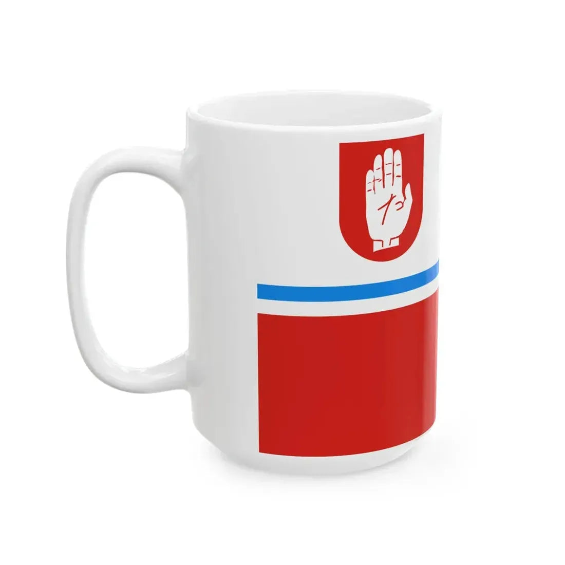 POL Brodnica flag (Poland) White Coffee Mug - Go Mug Yourself