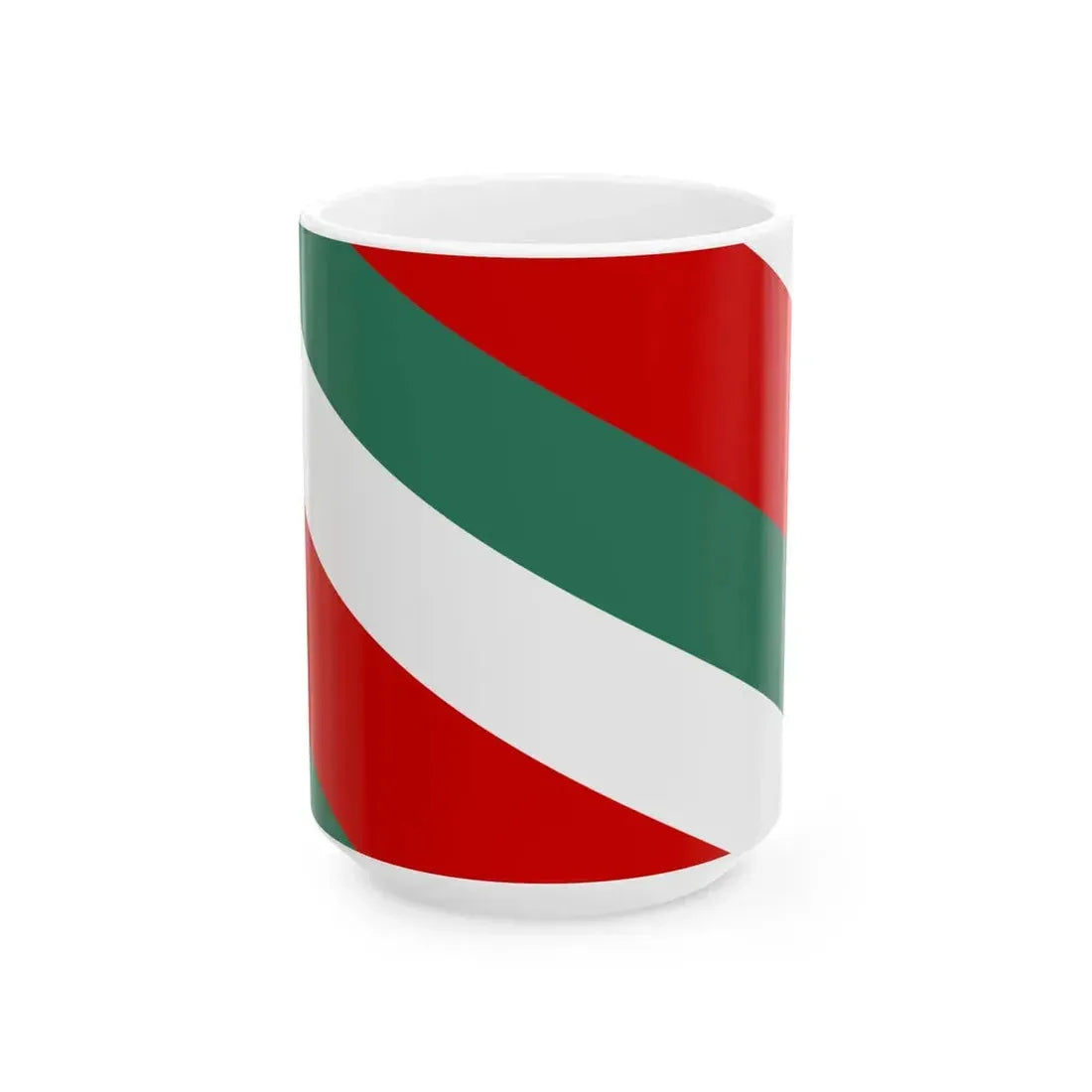 POL Brzeziny flag (Poland) White Coffee Mug 15oz - Go Mug Yourself