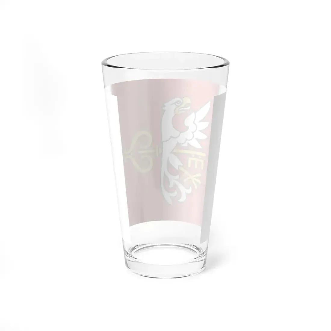 POL Budzyn flag (Poland) Pint Glass 16oz - Go Mug Yourself