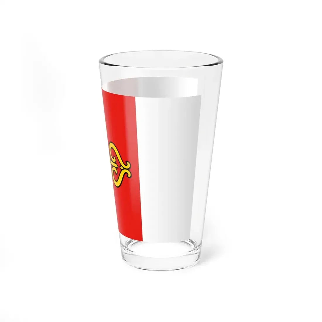 POL Budzyn flag (Poland) Pint Glass 16oz - Go Mug Yourself