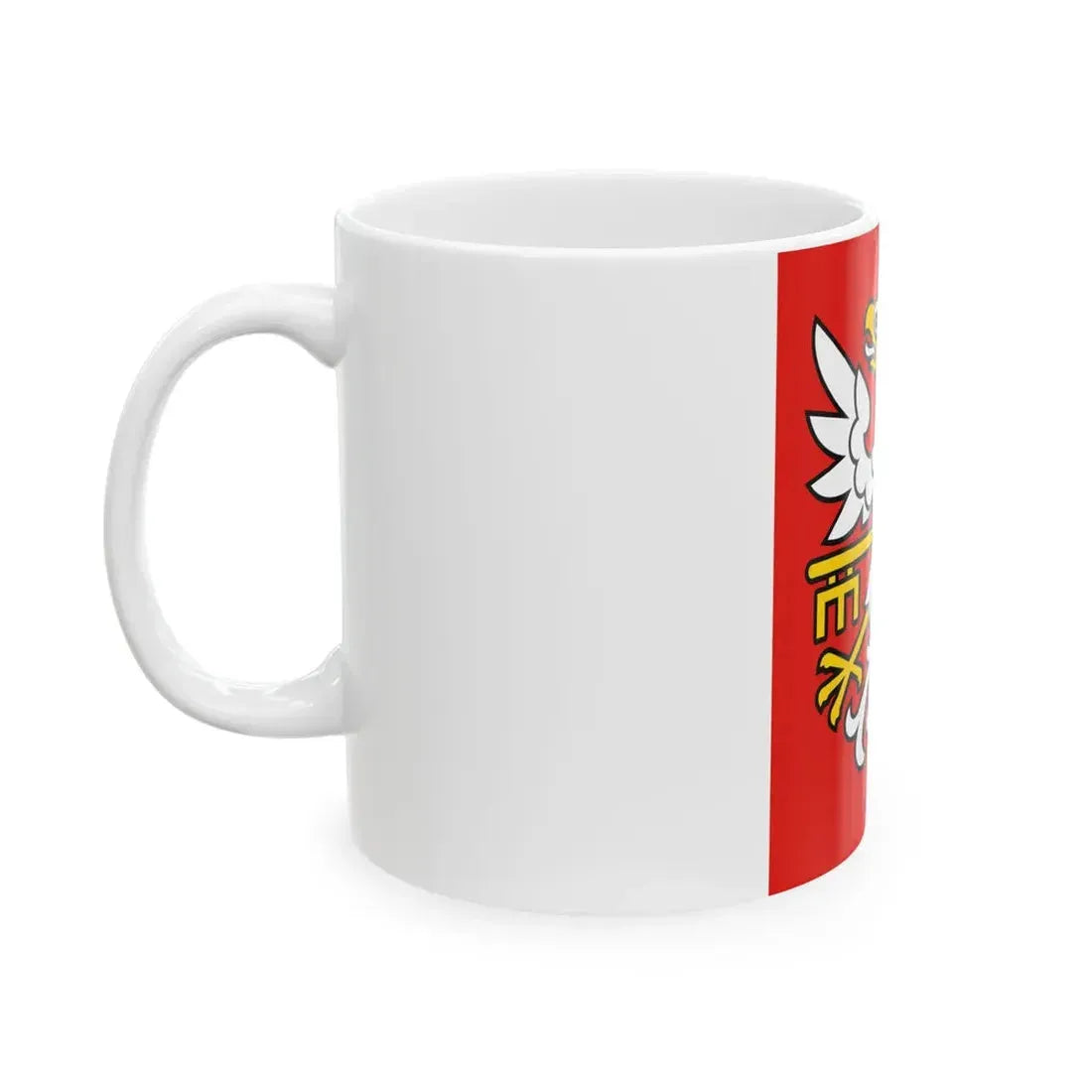 POL Budzyn flag (Poland) White Coffee Mug - Go Mug Yourself