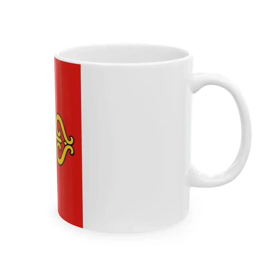 POL Budzyn flag (Poland) White Coffee Mug - Go Mug Yourself