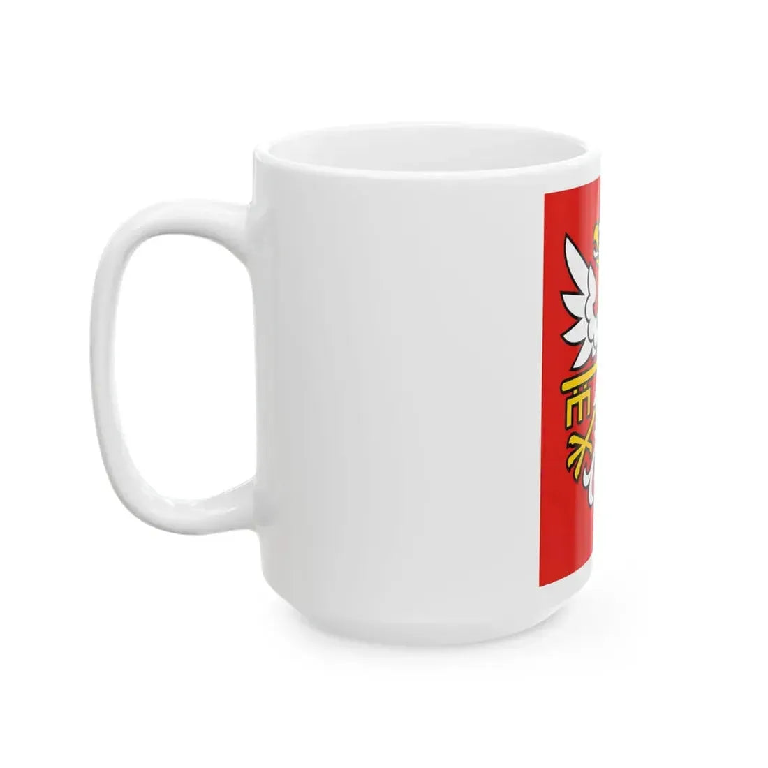 POL Budzyn flag (Poland) White Coffee Mug - Go Mug Yourself