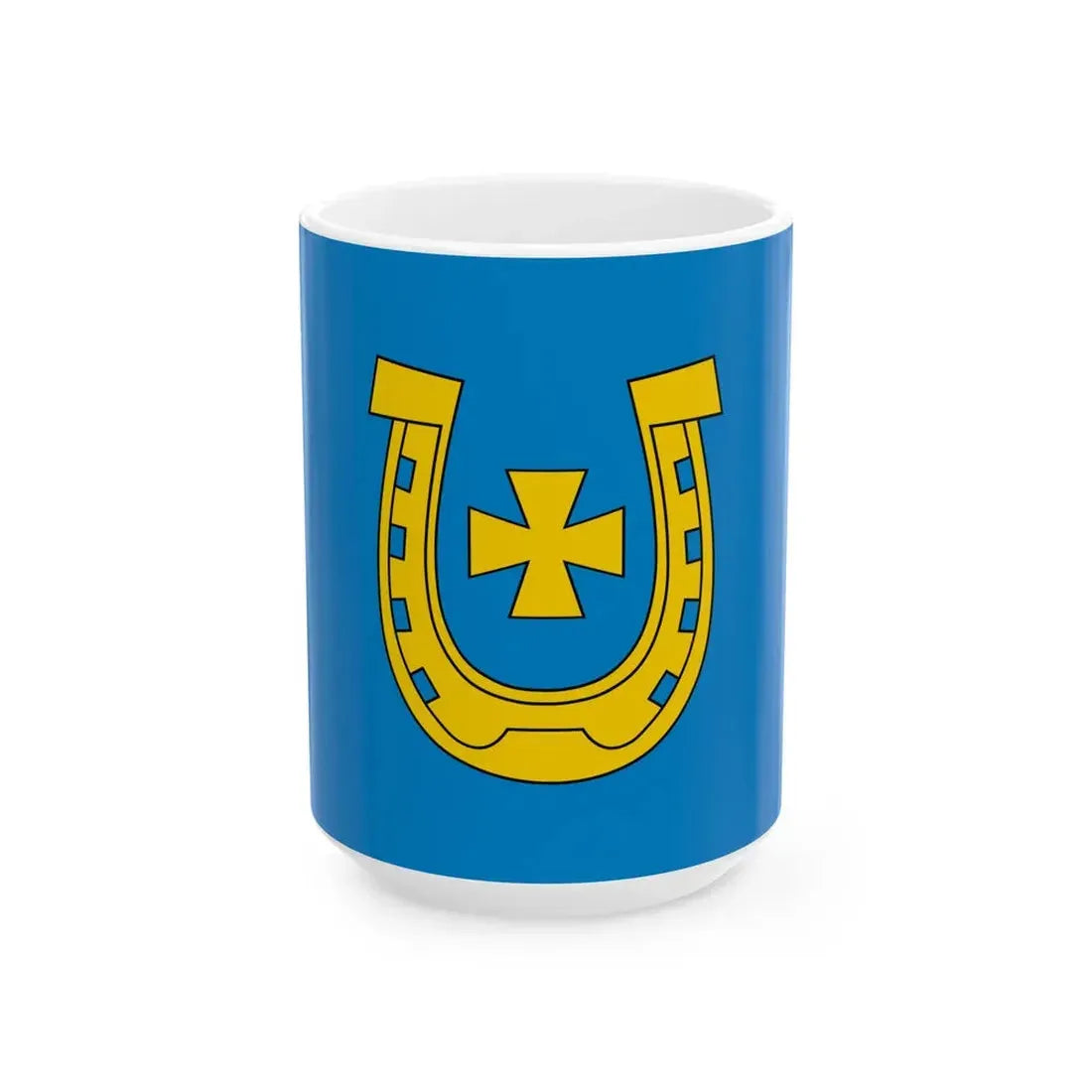 POL Bychawa flag (Poland) White Coffee Mug 15oz - Go Mug Yourself