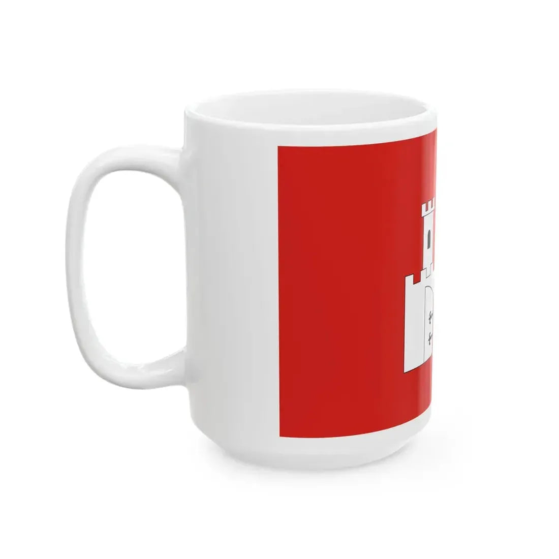 POL Checiny flag (Poland) White Coffee Mug - Go Mug Yourself