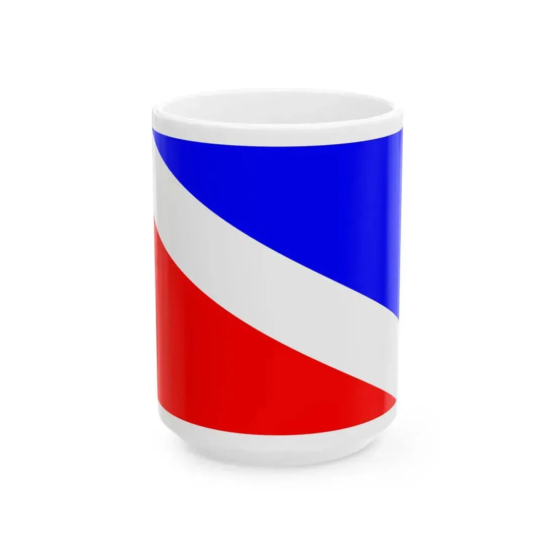 POL Chocianow flag (Poland) White Coffee Mug 15oz - Go Mug Yourself