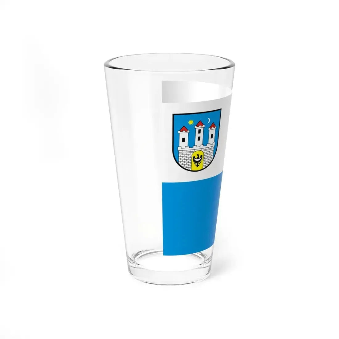 POL Chojnow flag (Poland) Pint Glass 16oz - Go Mug Yourself