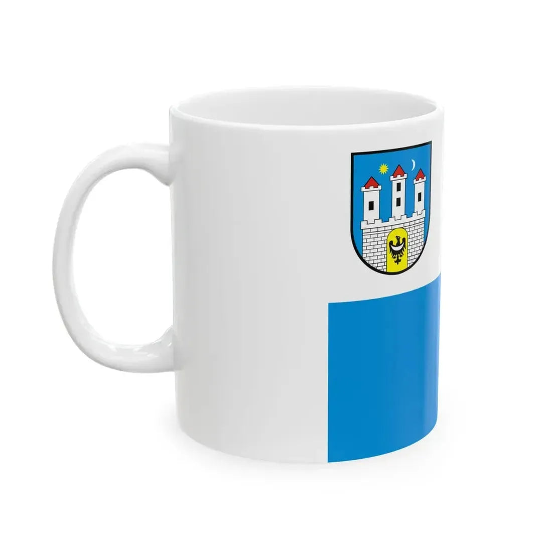 POL Chojnow flag (Poland) White Coffee Mug - Go Mug Yourself
