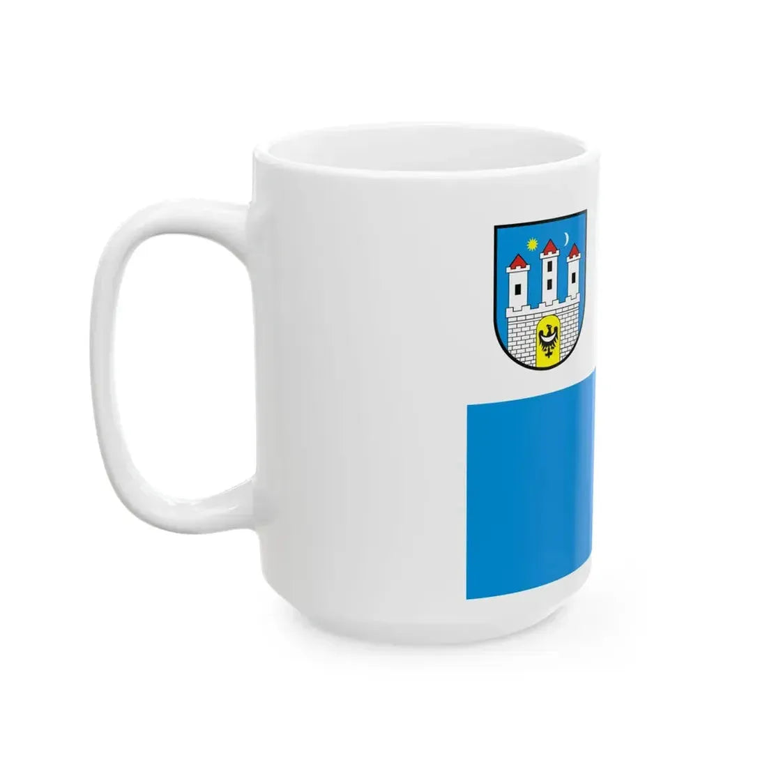 POL Chojnow flag (Poland) White Coffee Mug - Go Mug Yourself