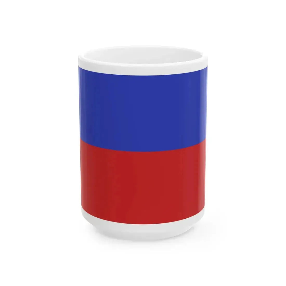 POL Chorzow flag (Poland) White Coffee Mug 15oz - Go Mug Yourself