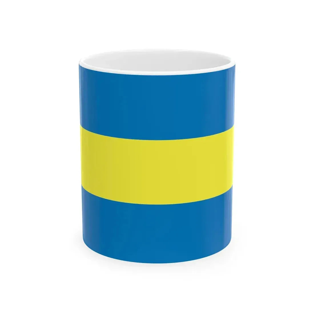 POL Ciechanowiec flag (Poland) White Coffee Mug 11oz - Go Mug Yourself