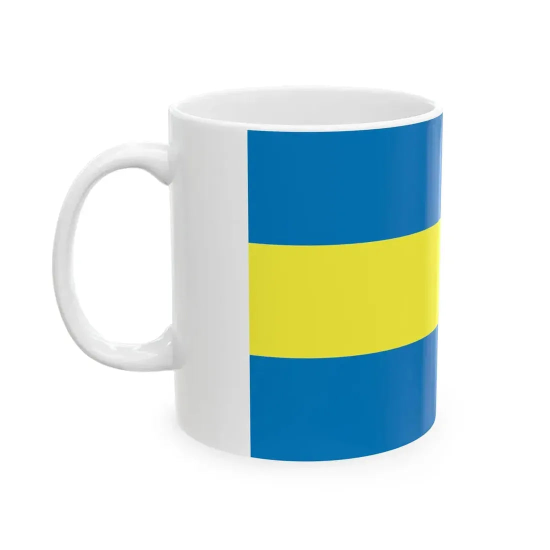 POL Ciechanowiec flag (Poland) White Coffee Mug - Go Mug Yourself