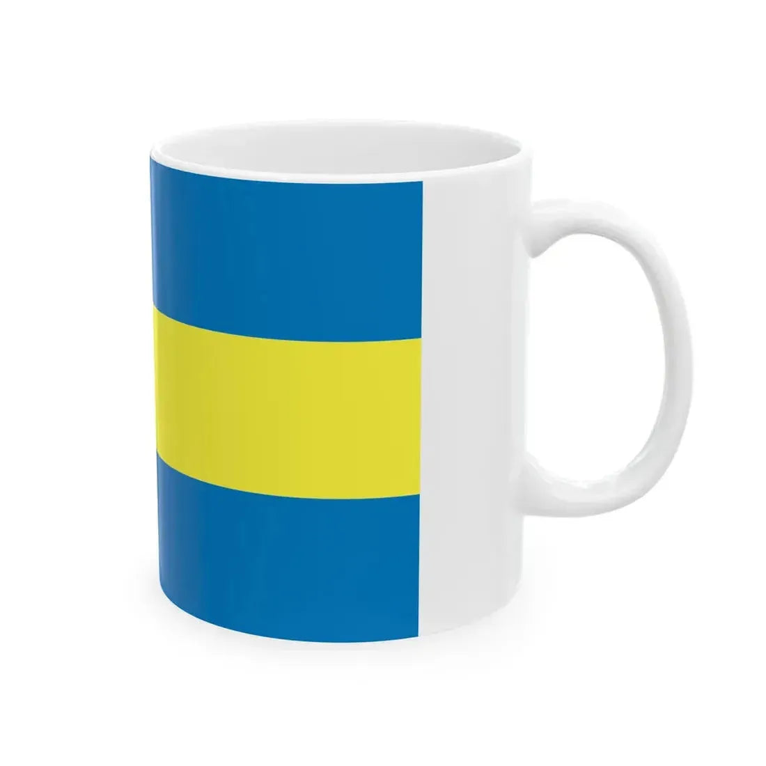 POL Ciechanowiec flag (Poland) White Coffee Mug - Go Mug Yourself