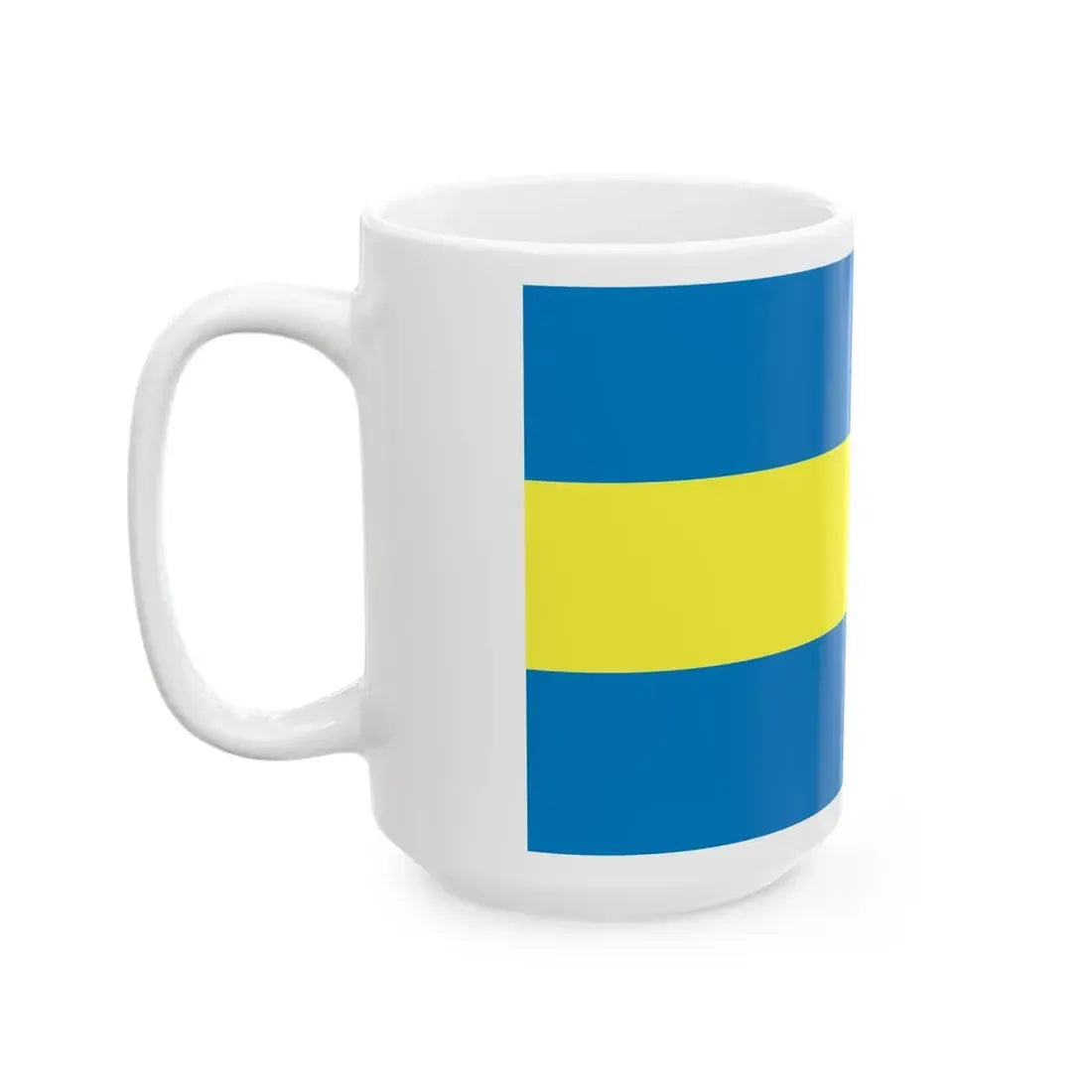 POL Ciechanowiec flag (Poland) White Coffee Mug - Go Mug Yourself