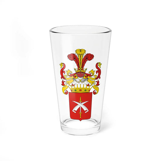 POL COA Aleksandrowicz hrabia (Poland) (Coat of Arms) Pint Glass 16oz 16oz - Go Mug Yourself