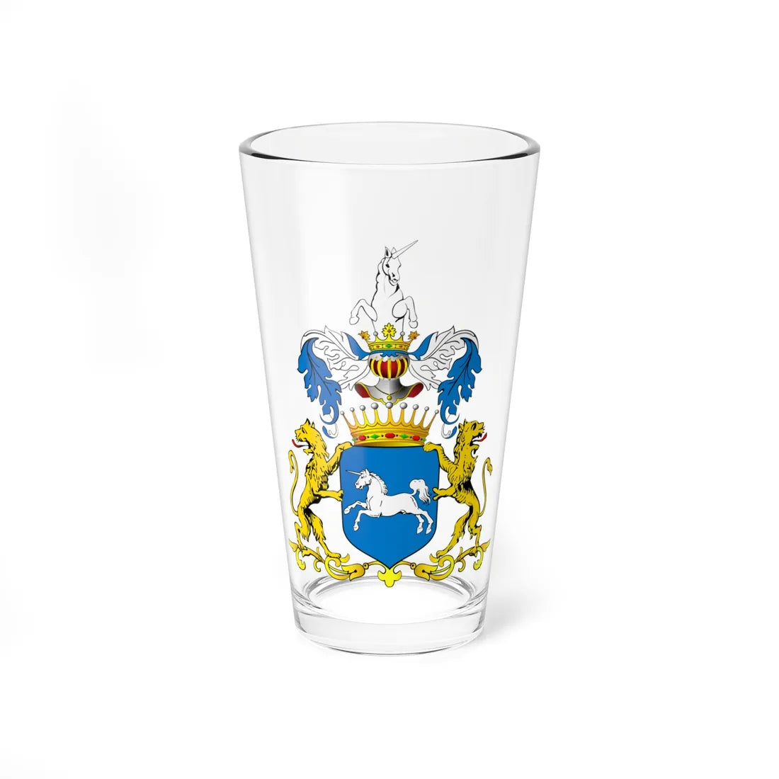 POL COA Badeni 1887 (Poland) (Coat of Arms) Pint Glass 16oz 16oz - Go Mug Yourself