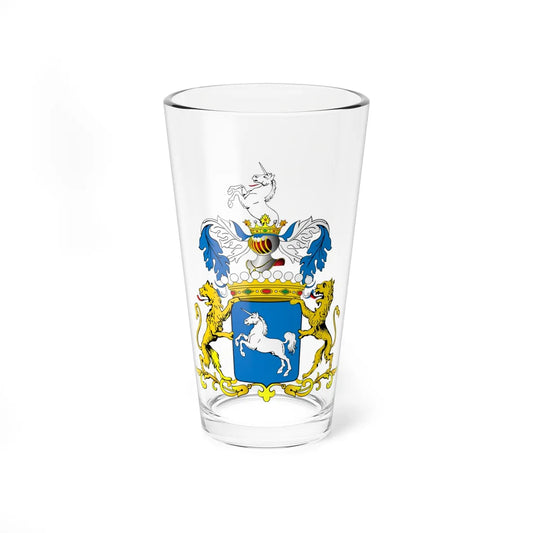 POL COA Bończa-Badeni (Poland) (Coat of Arms) Pint Glass 16oz 16oz - Go Mug Yourself