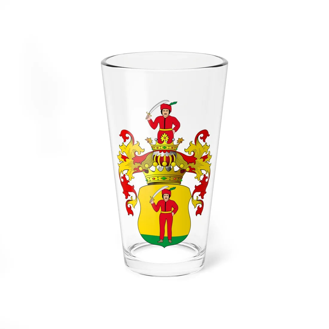 POL COA Bogdan (Poland) (Coat of Arms) Pint Glass 16oz 16oz - Go Mug Yourself