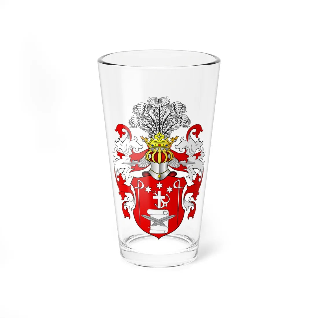 POL COA Boguchwał (Poland) (Coat of Arms) Pint Glass 16oz 16oz - Go Mug Yourself