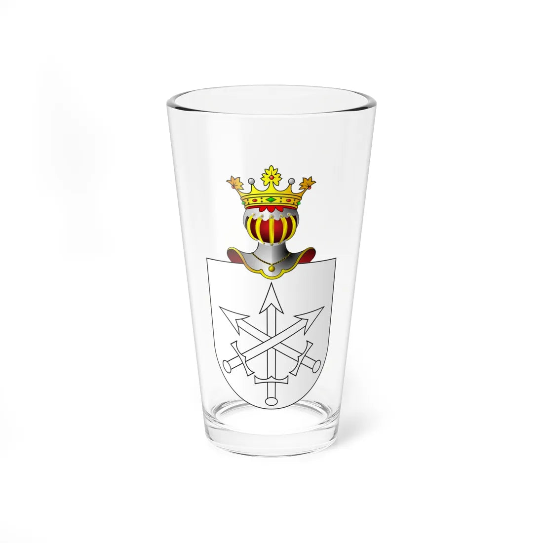 POL COA Bogusz (Poland) (Coat of Arms) Pint Glass 16oz 16oz - Go Mug Yourself