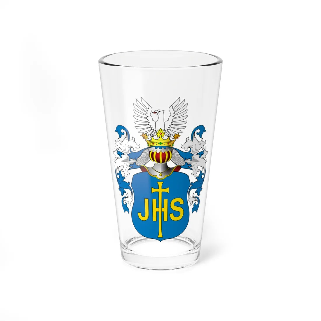 POL COA Bollo (Poland) (Coat of Arms) Pint Glass 16oz 16oz - Go Mug Yourself