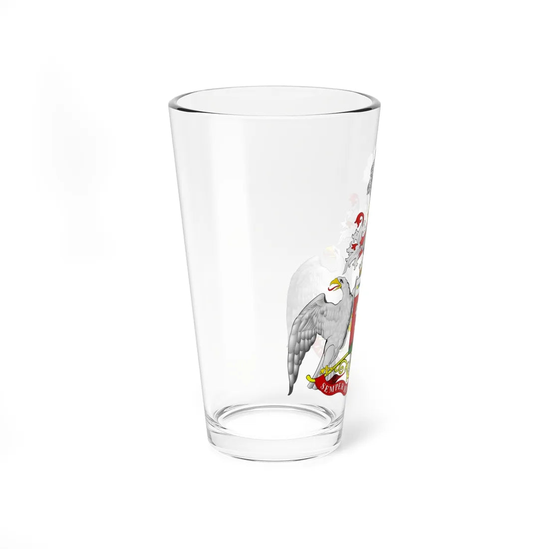 POL COA Borkowski hrabia (Poland) (Coat of Arms) Pint Glass 16oz - Go Mug Yourself