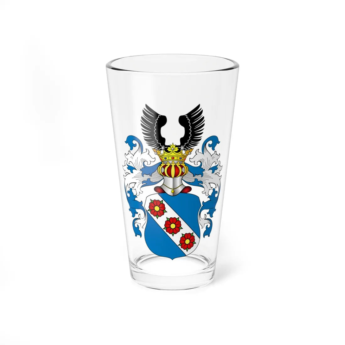 POL COA Borna (Poland) (Coat of Arms) Pint Glass 16oz 16oz - Go Mug Yourself