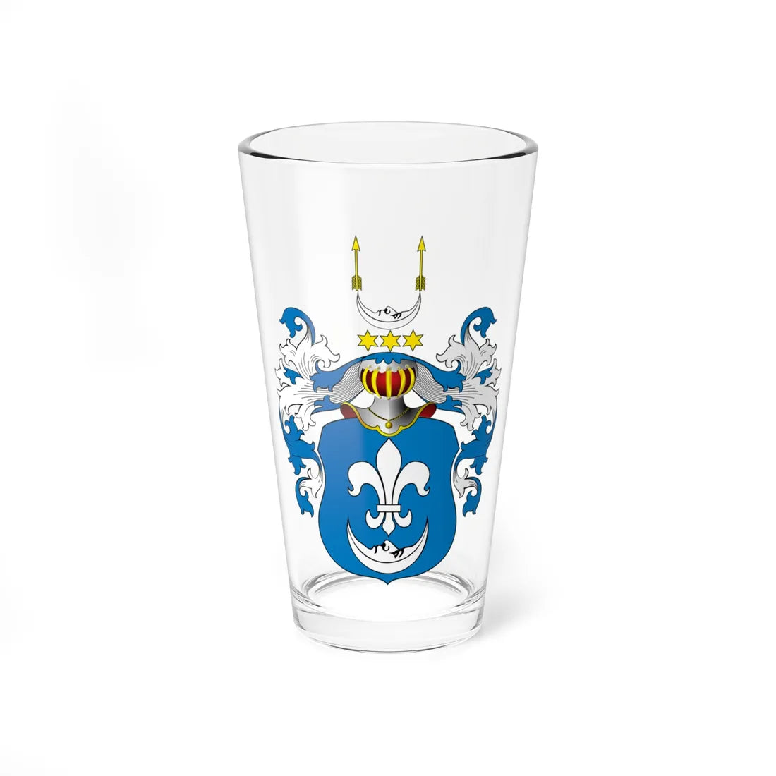 POL COA Borski III (Poland) (Coat of Arms) Pint Glass 16oz 16oz - Go Mug Yourself