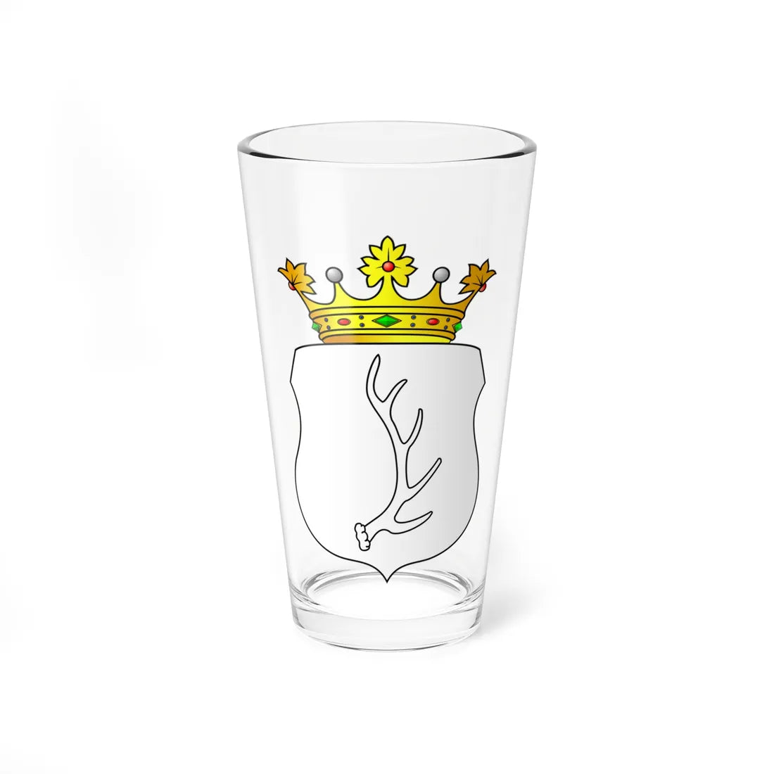 POL COA Borzyszkowski III (Poland) (Coat of Arms) Pint Glass 16oz 16oz - Go Mug Yourself