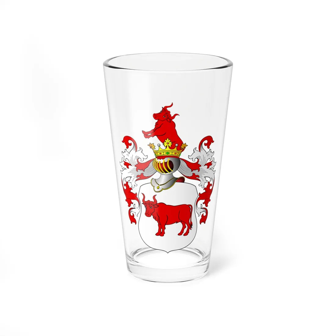 POL COA Ciołek alt (Poland) (Coat of Arms) Pint Glass 16oz 16oz - Go Mug Yourself