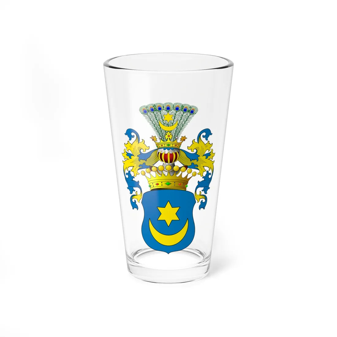 POL COA Czapski alt (Poland) (Coat of Arms) Pint Glass 16oz 16oz - Go Mug Yourself