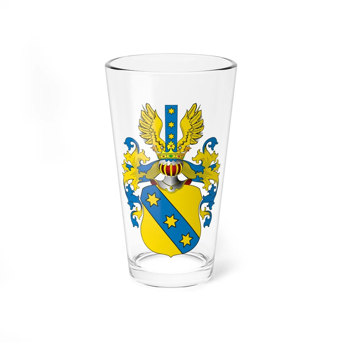 POL COA Jutrzenka II (Poland) (Coat of Arms) Pint Glass 16oz 16oz - Go Mug Yourself