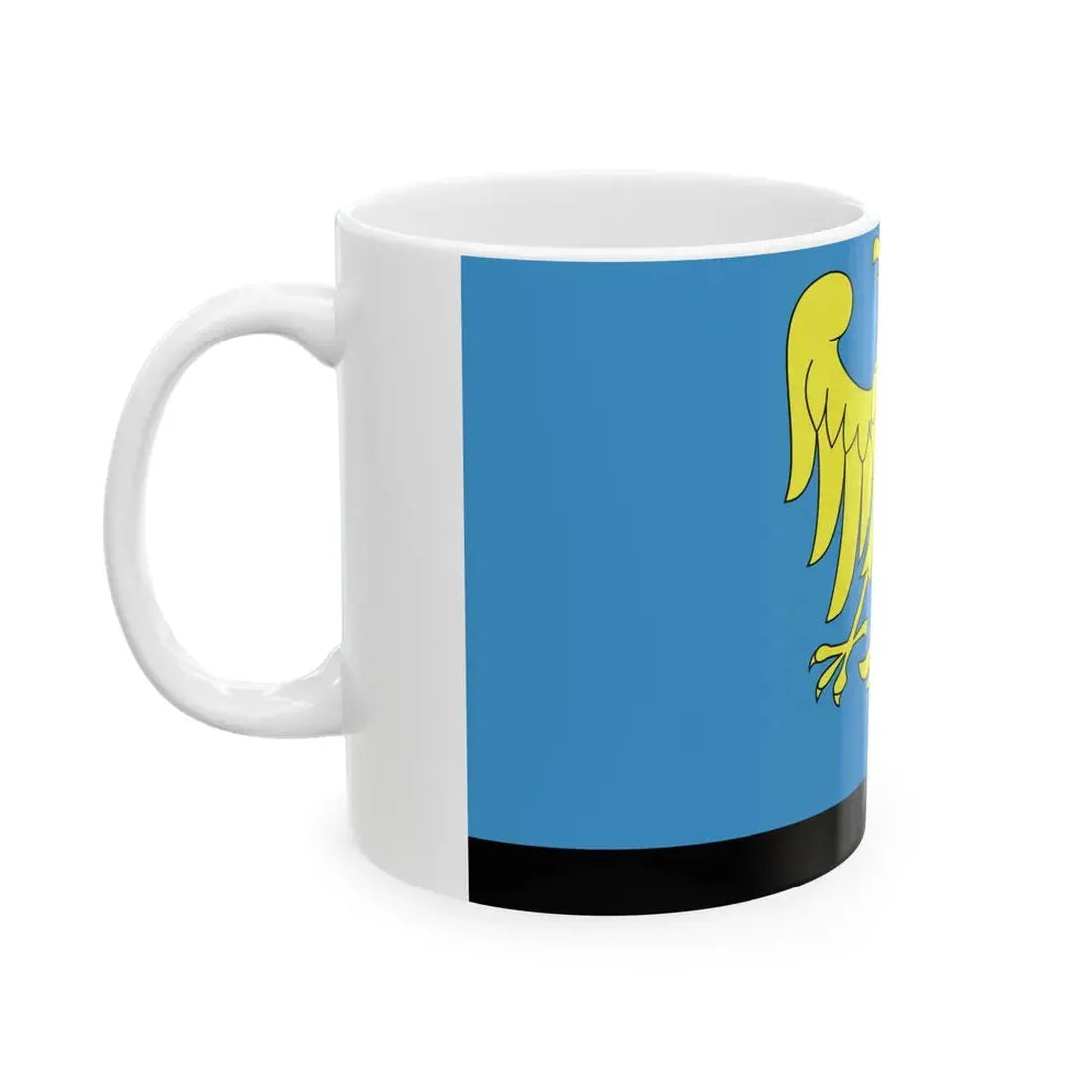 POL Czechowice-Dziedzice flag (Poland) White Coffee Mug - Go Mug Yourself