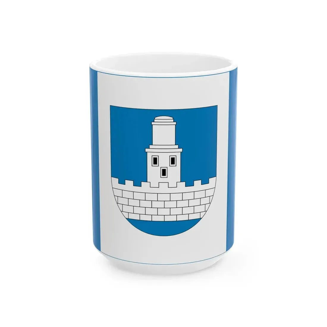 POL Czeladz flag (Poland) White Coffee Mug 15oz - Go Mug Yourself
