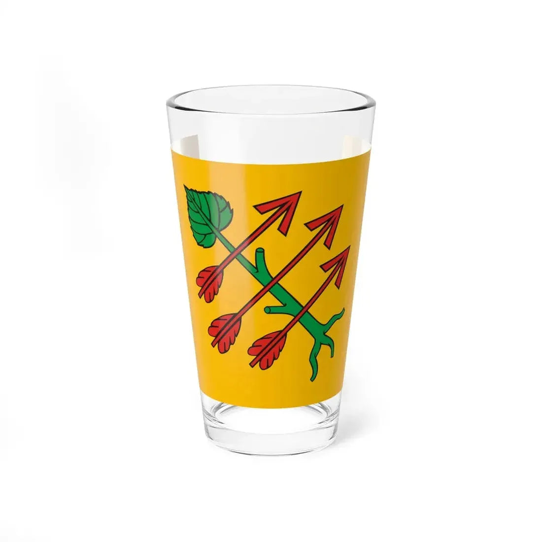POL Czempin flag (Poland) Pint Glass 16oz 16oz - Go Mug Yourself