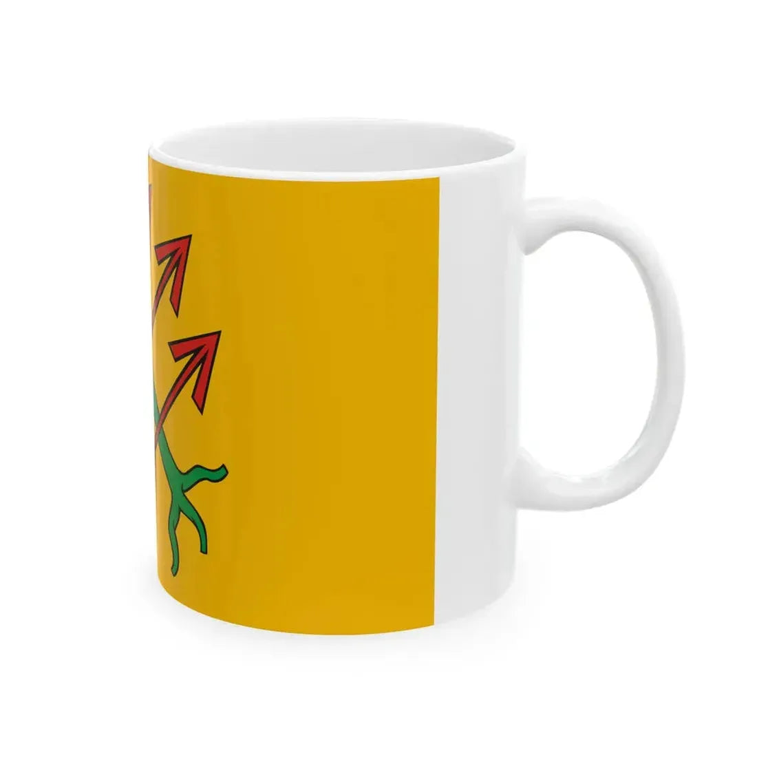 POL Czempin flag (Poland) White Coffee Mug - Go Mug Yourself