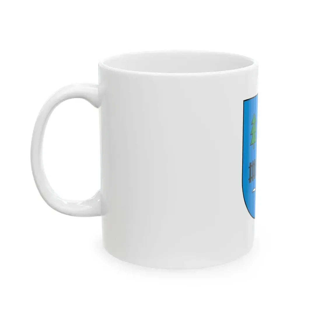 POL Czersk flag 1990-1999 (Poland) White Coffee Mug - Go Mug Yourself