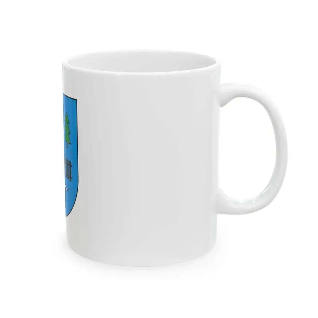POL Czersk flag 1990-1999 (Poland) White Coffee Mug - Go Mug Yourself