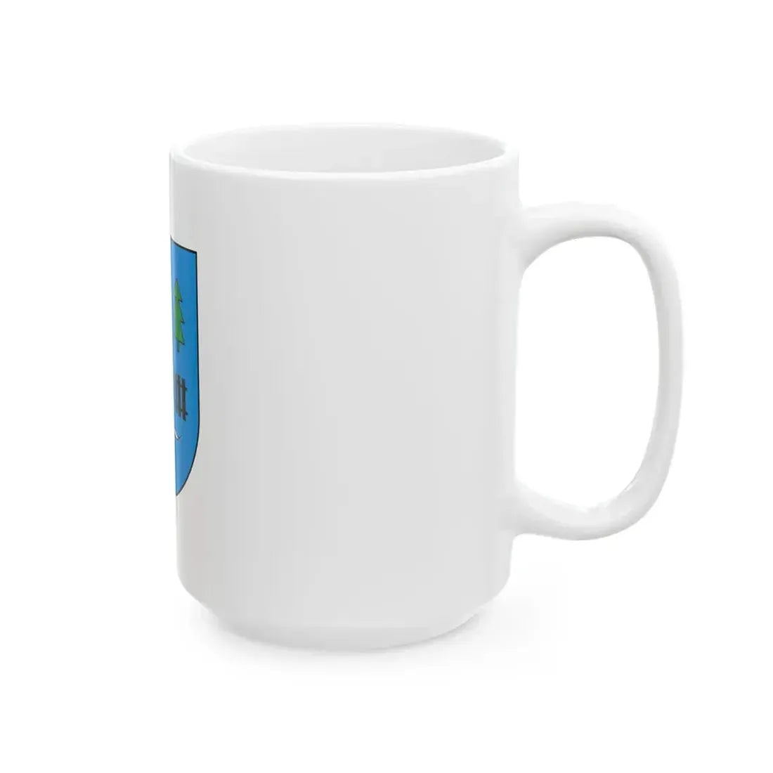 POL Czersk flag 1990-1999 (Poland) White Coffee Mug - Go Mug Yourself