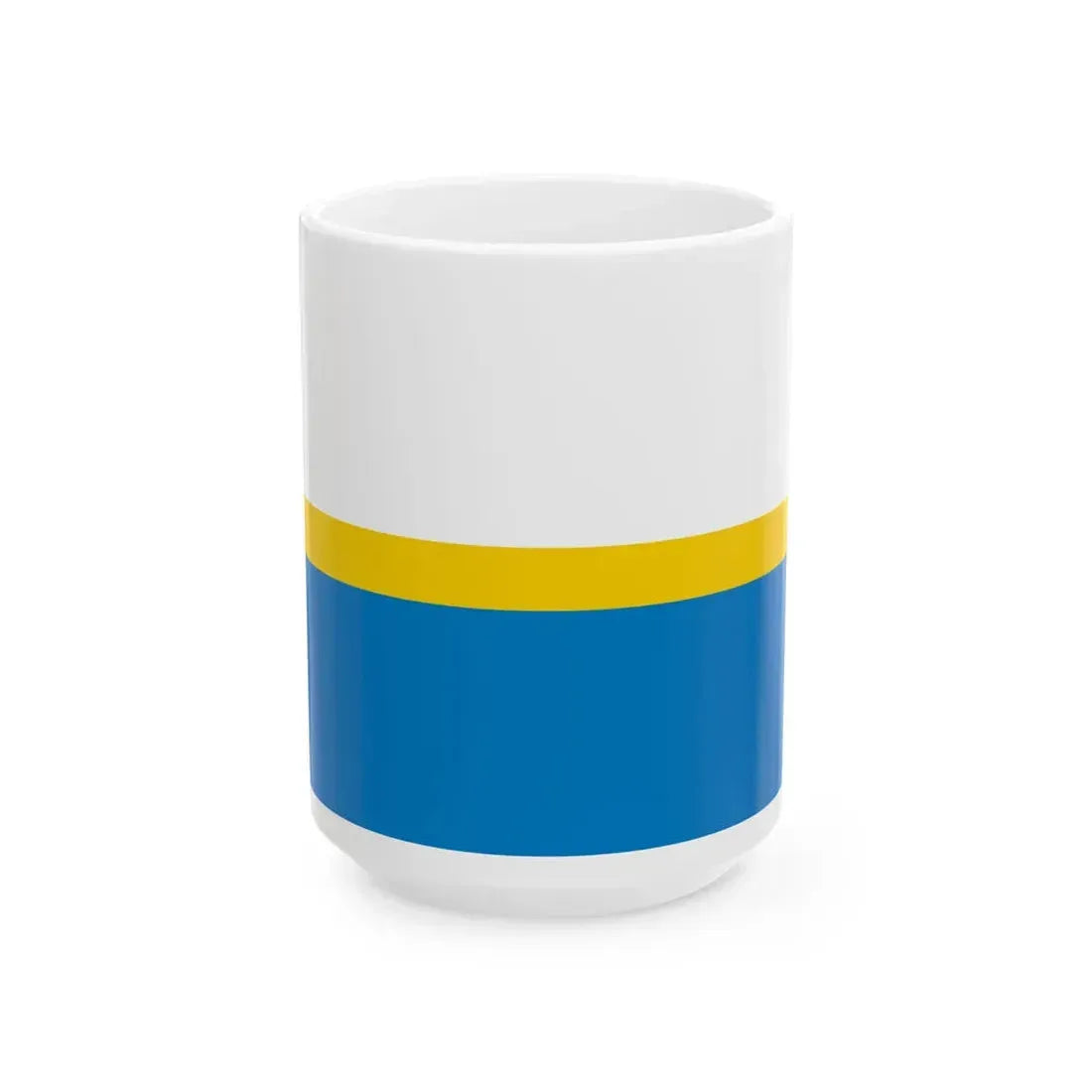 POL Czestochowa flag (Poland) White Coffee Mug 15oz - Go Mug Yourself