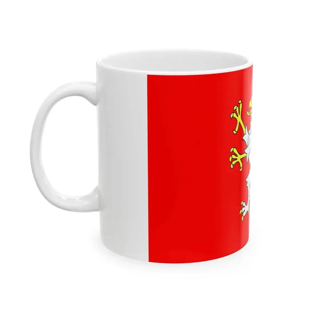POL Debica flag (Poland) White Coffee Mug - Go Mug Yourself
