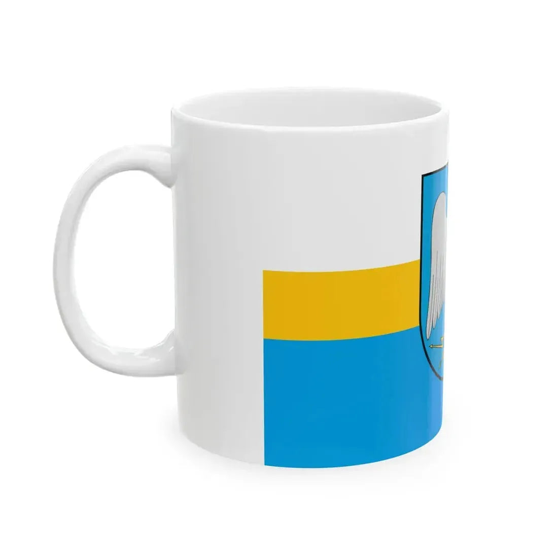 POL Deblin flag (Poland) White Coffee Mug - Go Mug Yourself