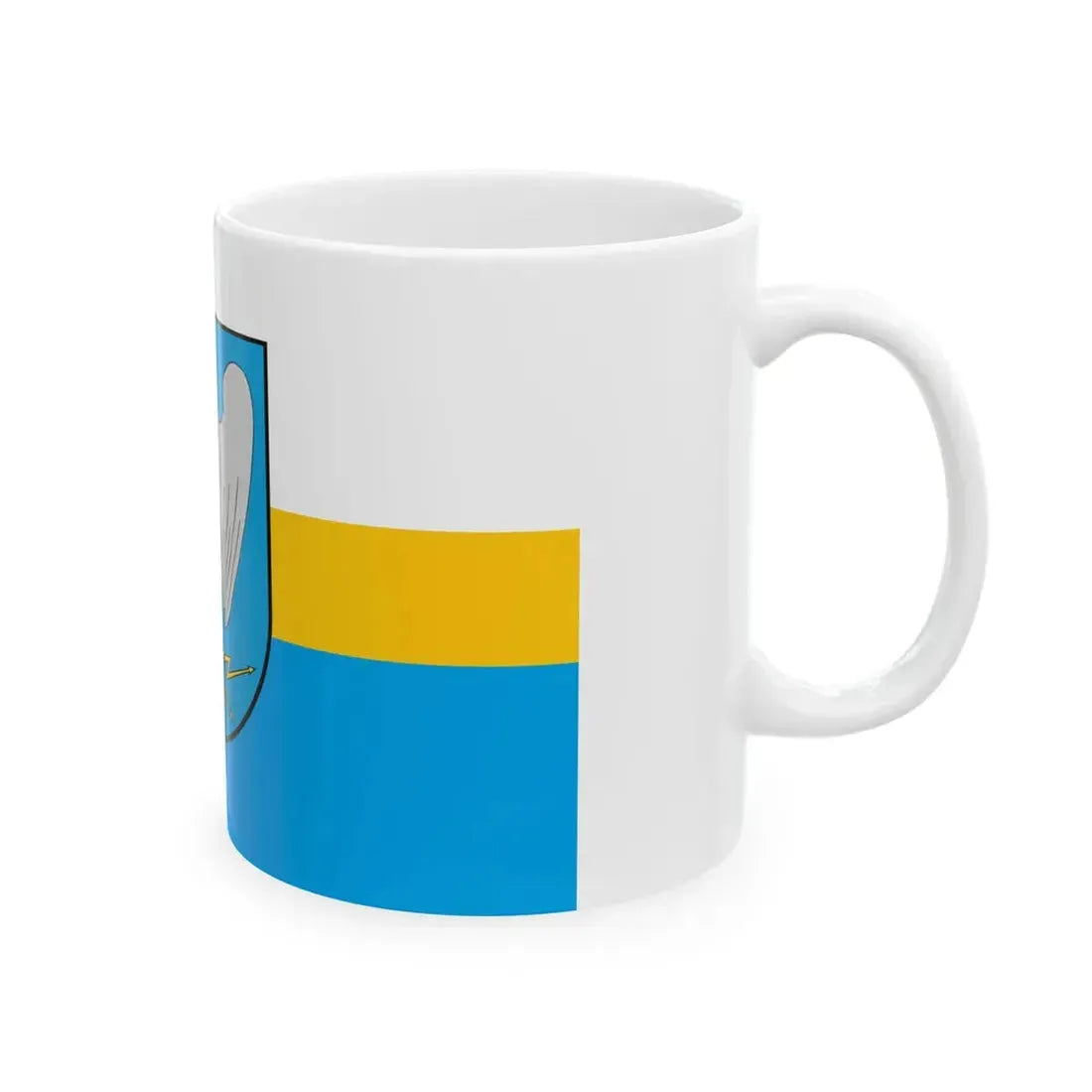 POL Deblin flag (Poland) White Coffee Mug - Go Mug Yourself