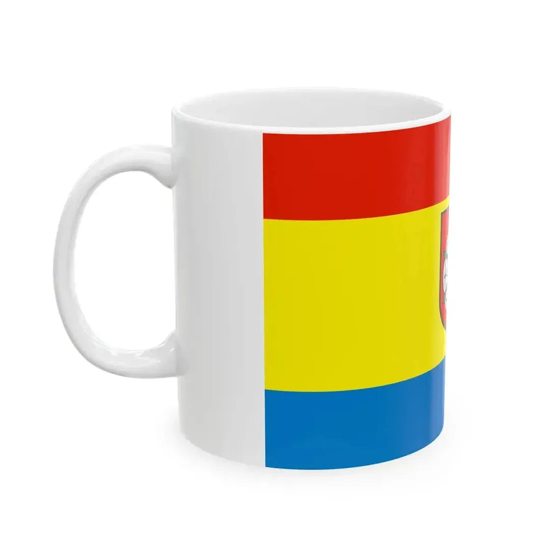 POL Dobrodzien flag (Poland) White Coffee Mug - Go Mug Yourself