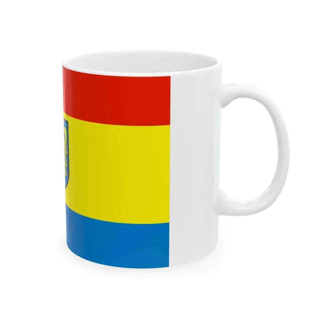 POL Dobrodzien flag (Poland) White Coffee Mug - Go Mug Yourself